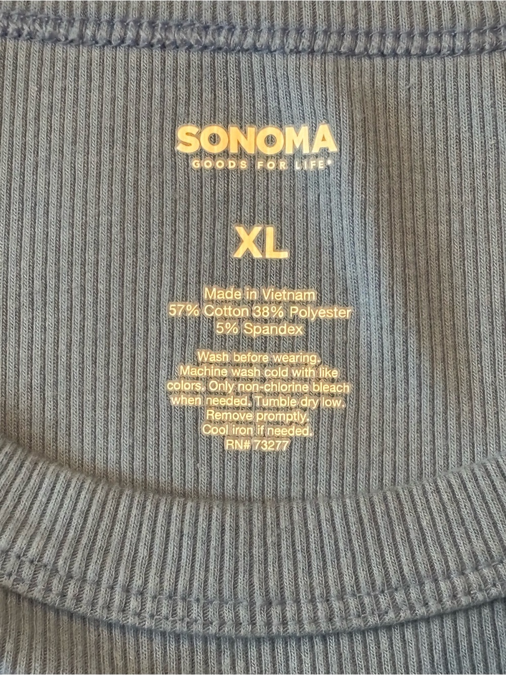 Sonoma Goods for Life XL 3-Piece Ribbed Tank Top Set - Picture 11 of 16